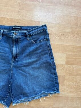 Calvin Klein Jeans Dark Blue Denim Cutoff Shorts